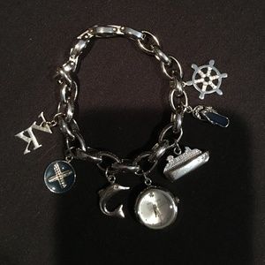 AK Anne Klein Nautical Charm Watch Bracelet